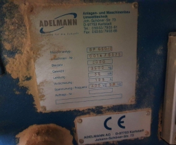 Briquetting press set Adelmann BP 650/2